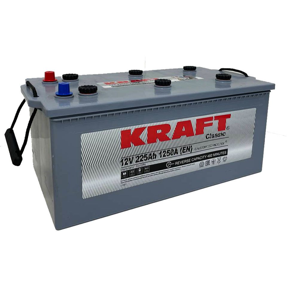 Аккумулятор KRAFT Classic 225 (3) евро +/-