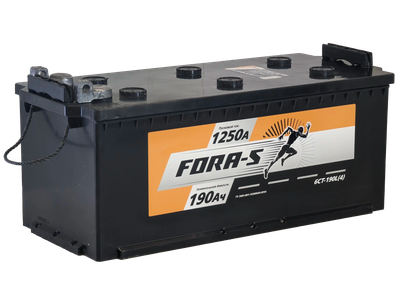 Аккумулятор Fora-S 6СТ-190(4) R (190 А·ч) клемма болт ВЛЧ-ЛЧ-1