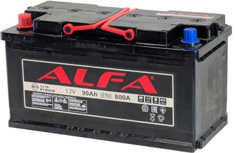 Аккумулятор ALFA Hybrid 90 L+